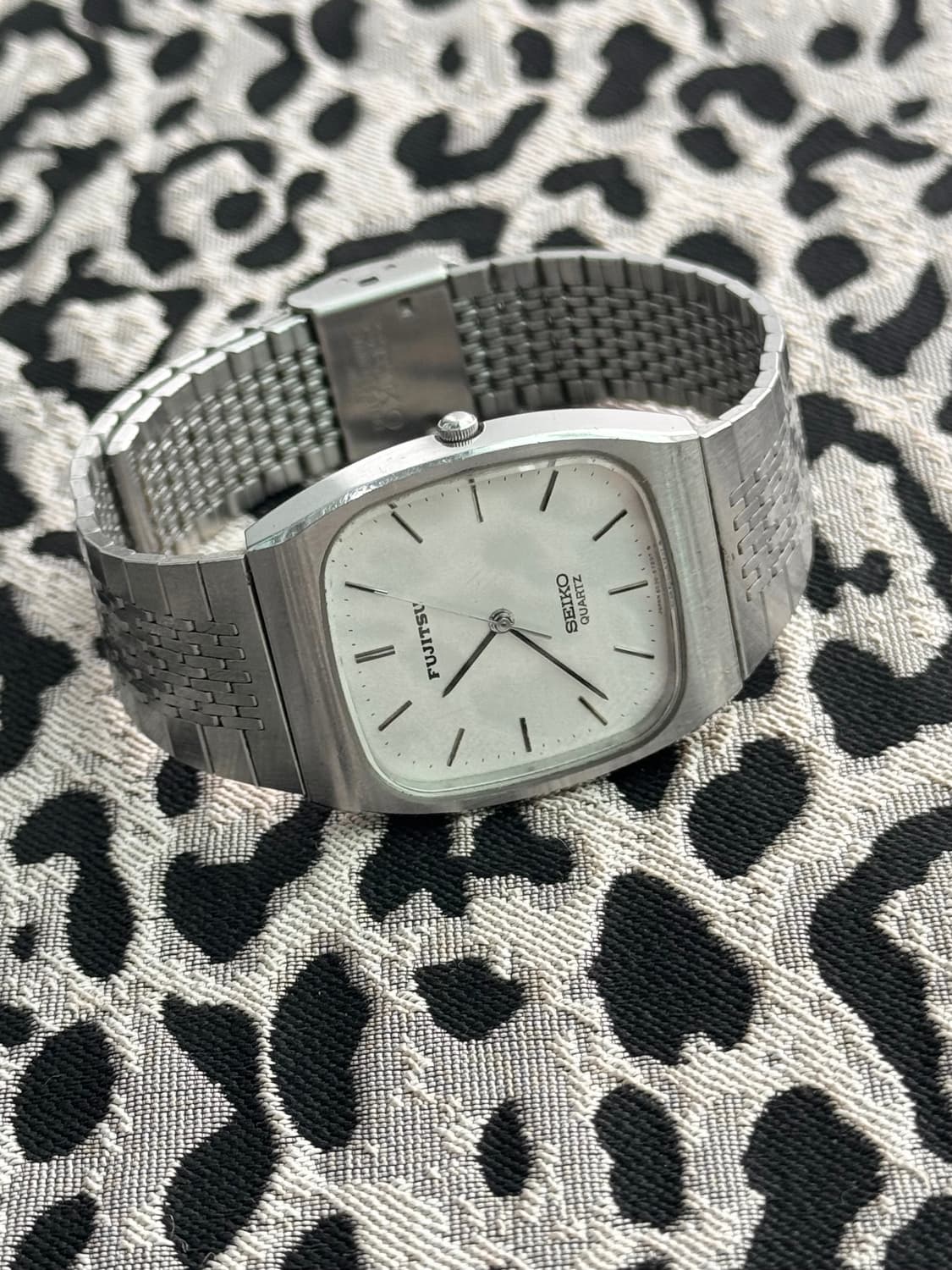 80s 빈티지 세이코 후지쯔 쿼츠  상품이미지6