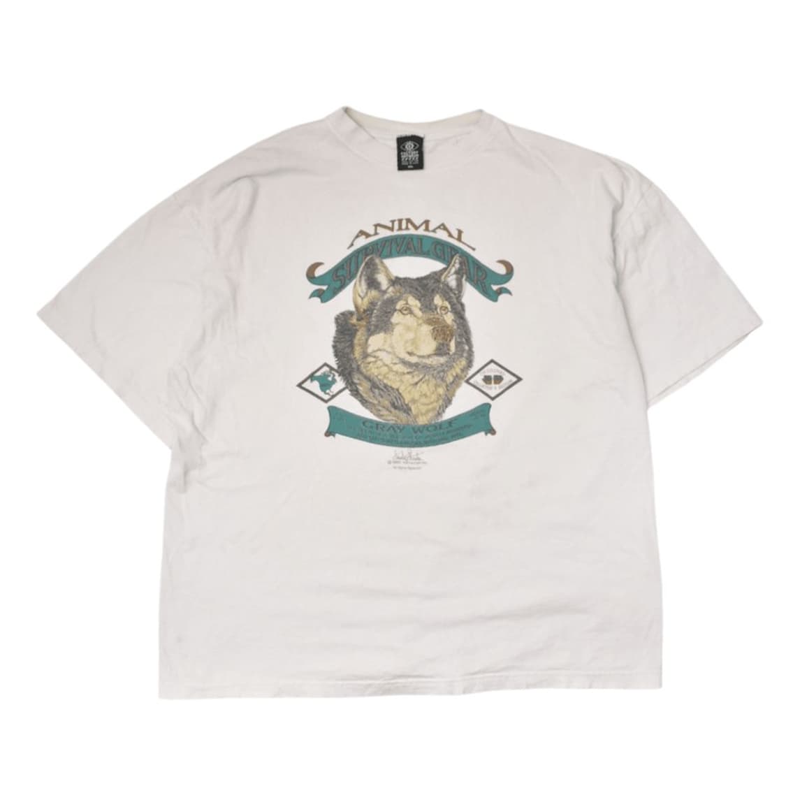 90S 오리지널 OG 아트웨어 반팔 티셔츠 XXL M25062314 상품이미지1