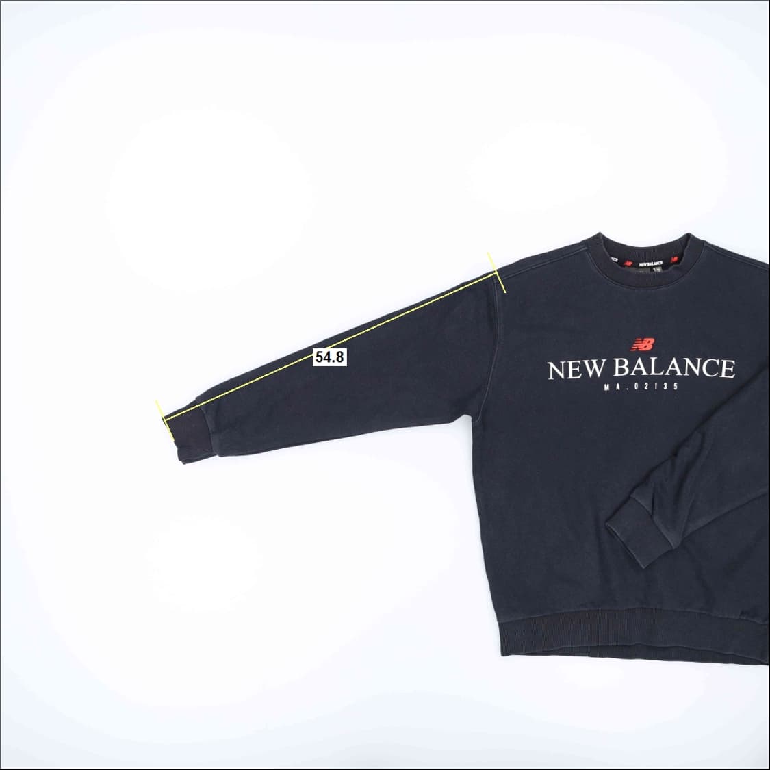 [90S] 뉴발란스 빅로고 맨투맨 티셔츠 1103HR1 상품이미지8
