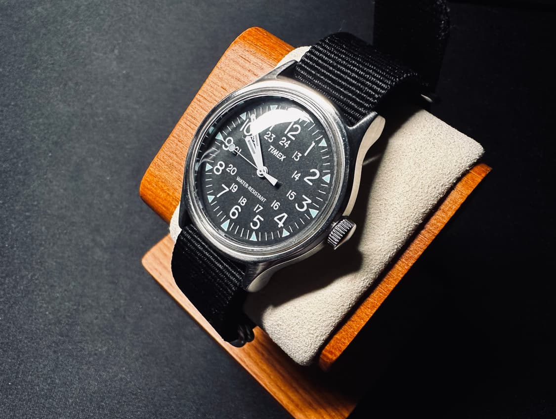 타이맥스 MK1 카키필드 스틸 케이스 36mm 한정판 쿼츠 시계 판매 상품이미지4