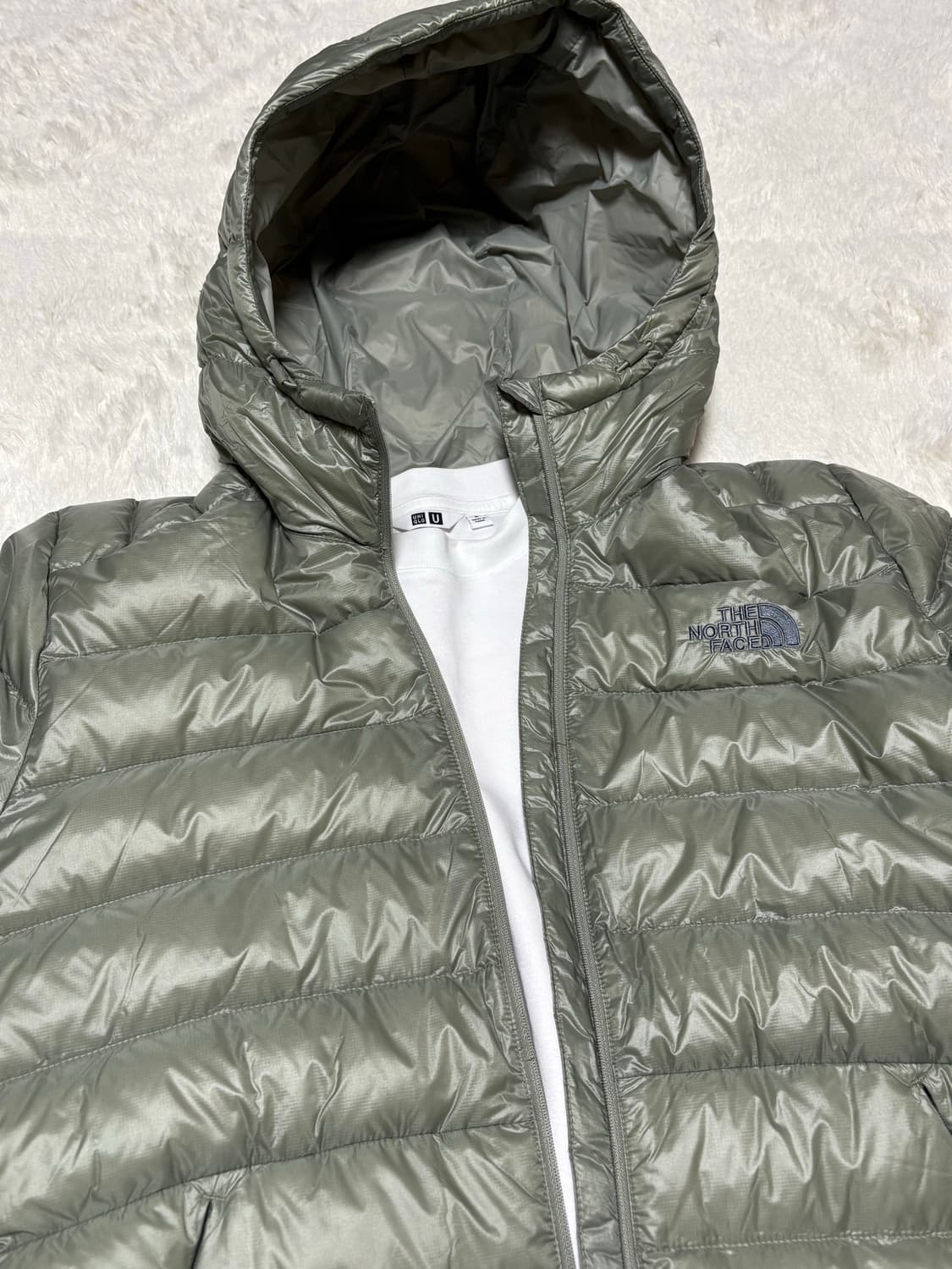 노스페이스 마티에르 RDS 덕다운 라이트 카키 상품이미지3