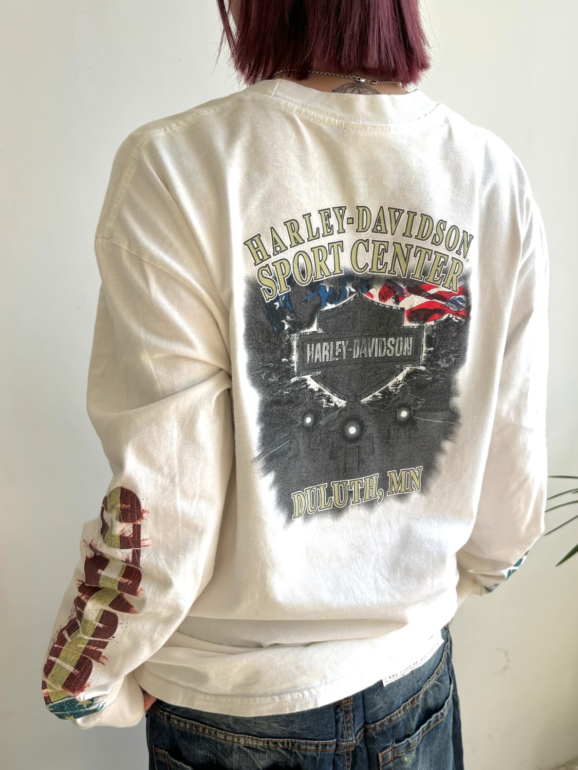 90’s Harley-Davidson 이글 그래픽 롱슬리브 상품이미지5