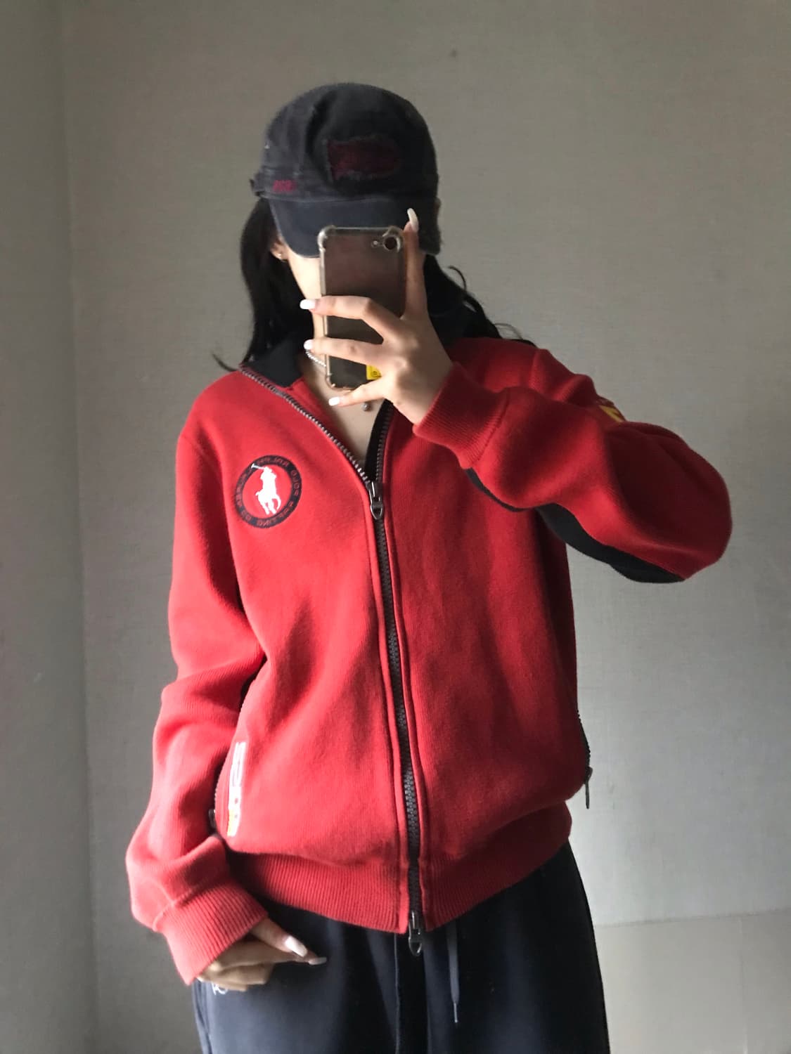 폴로 빅포니 레이싱 니트집업 상품이미지4