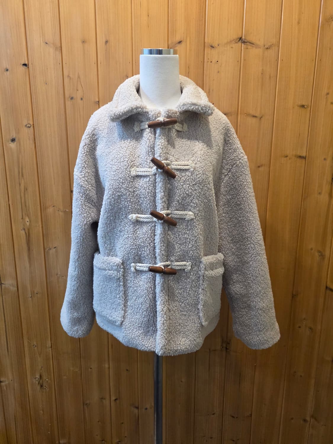 (여성) 뽀글이 떡볶이 코트 상품이미지5