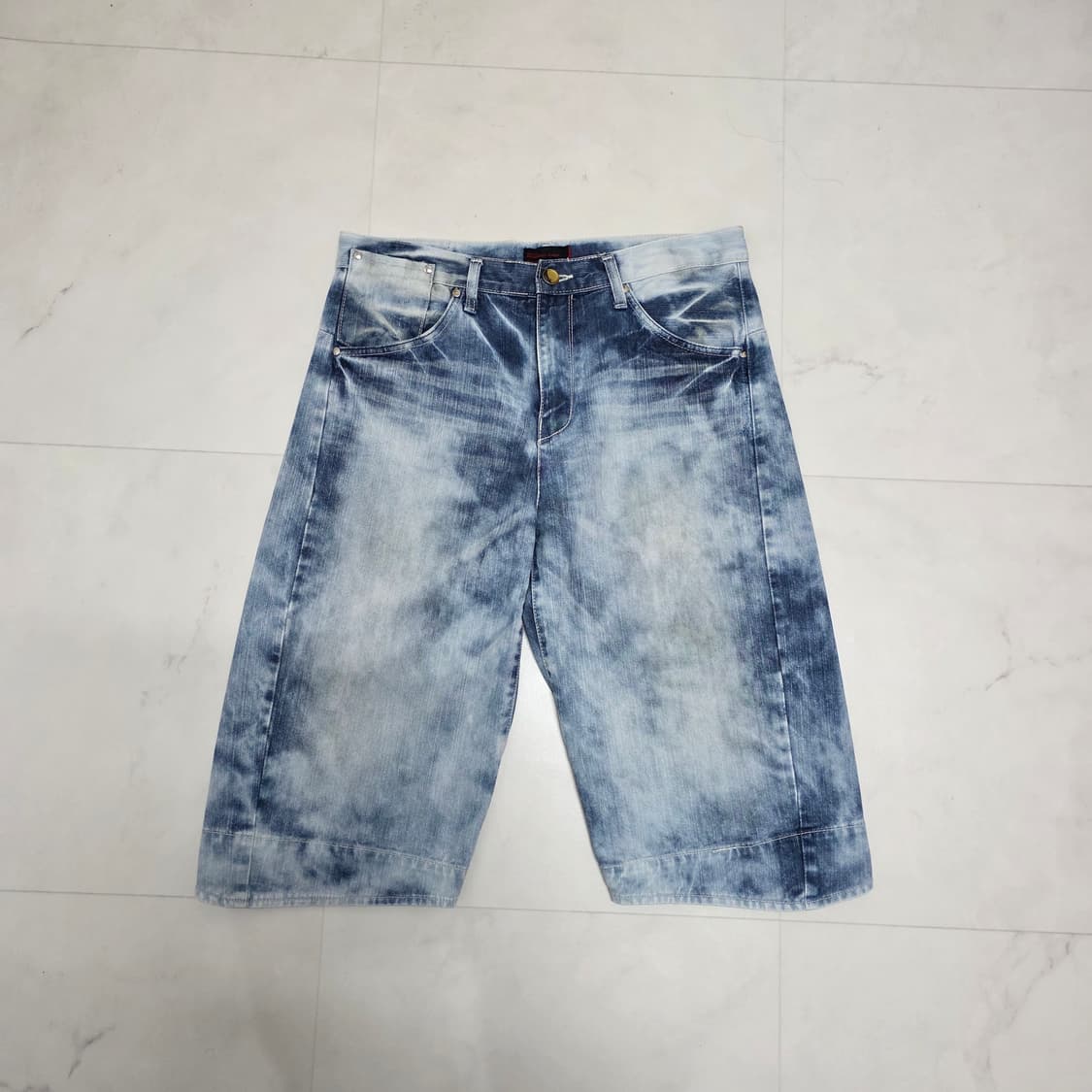 34) 리바이스 에비수 엔지니어드 스톤워싱 데님 쇼츠 상품이미지3