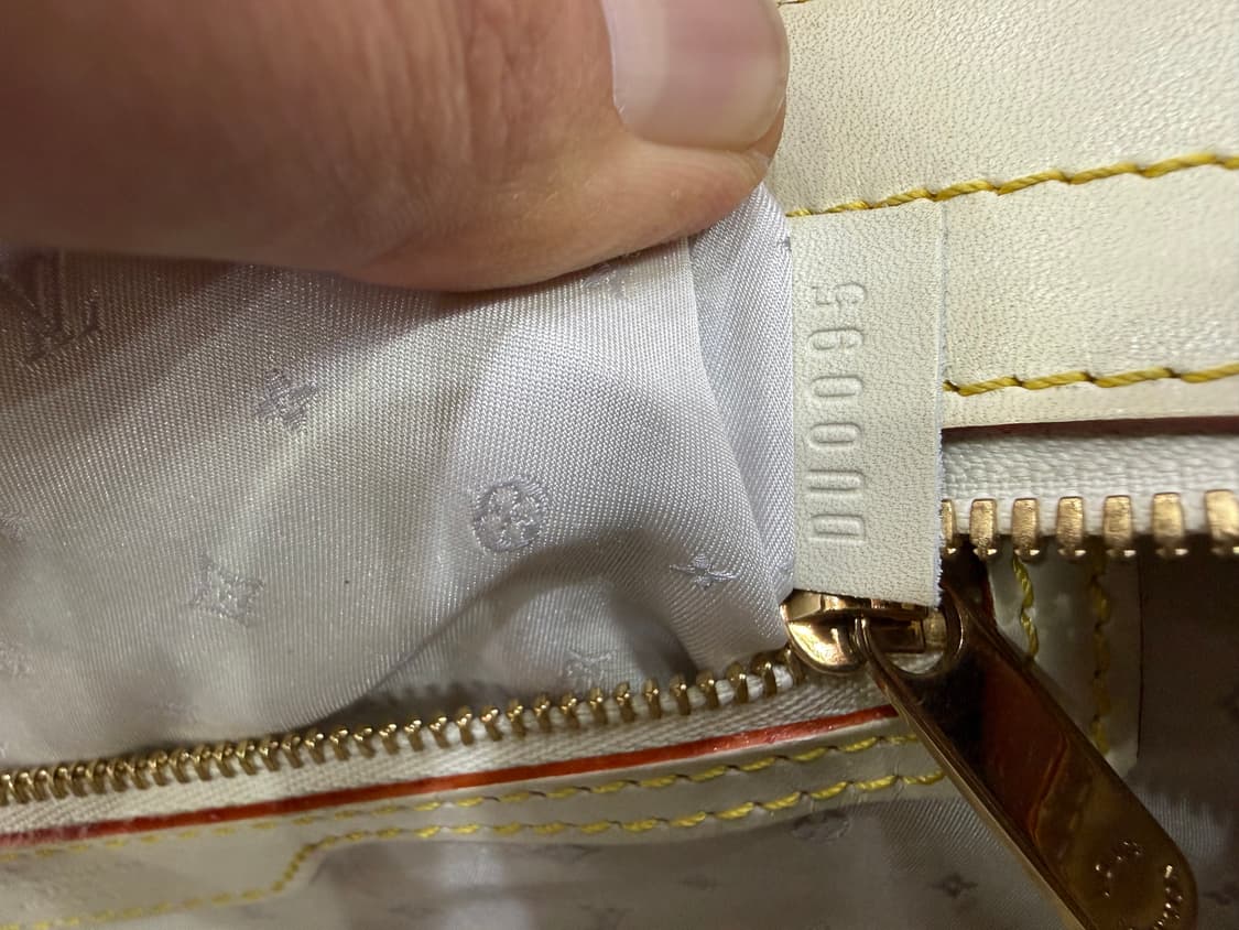 루이비통 화이트 레더 토드백 상품이미지6