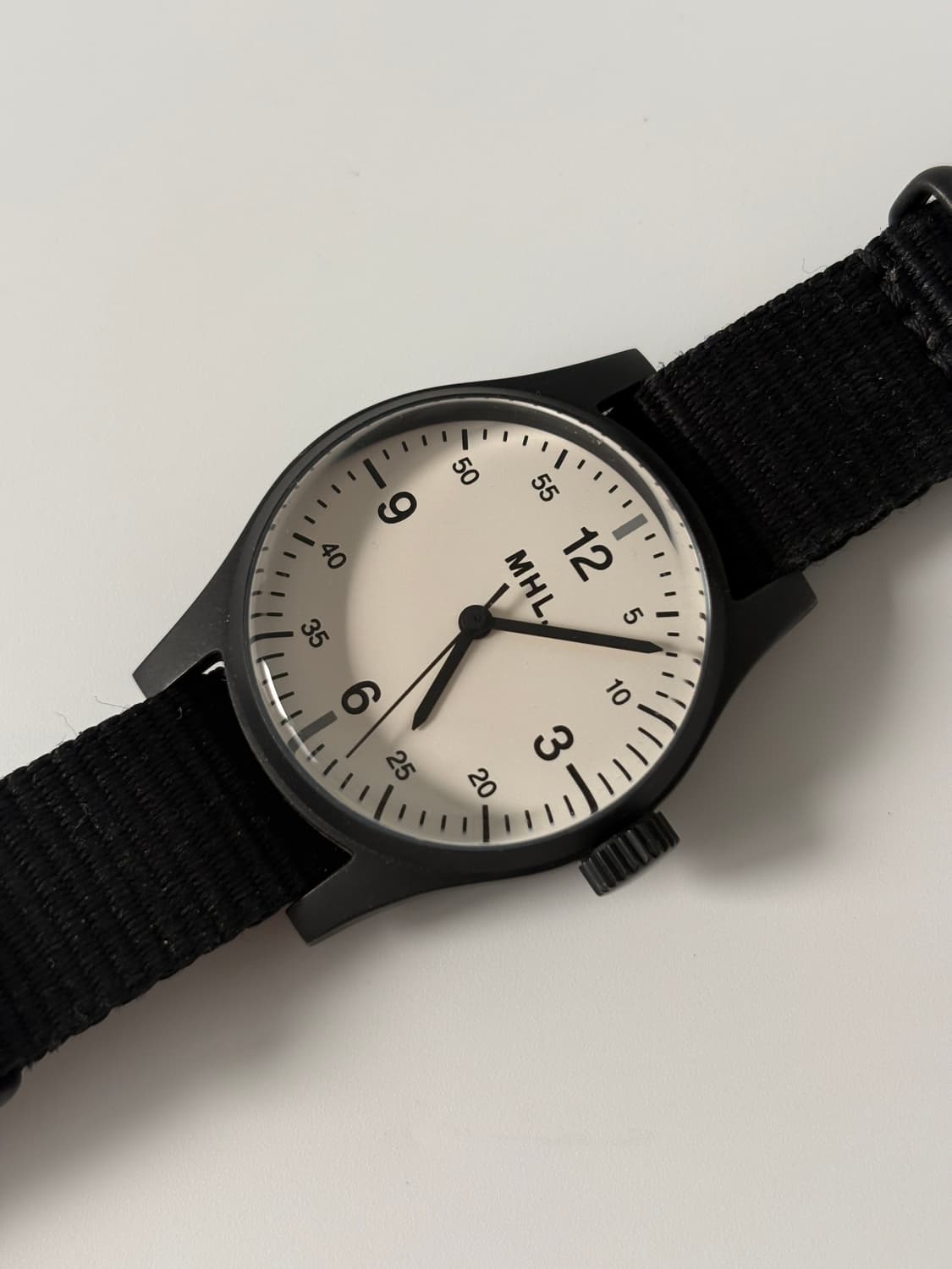 MHL. 밀리터리 블랙 필드 쿼츠 상품이미지5