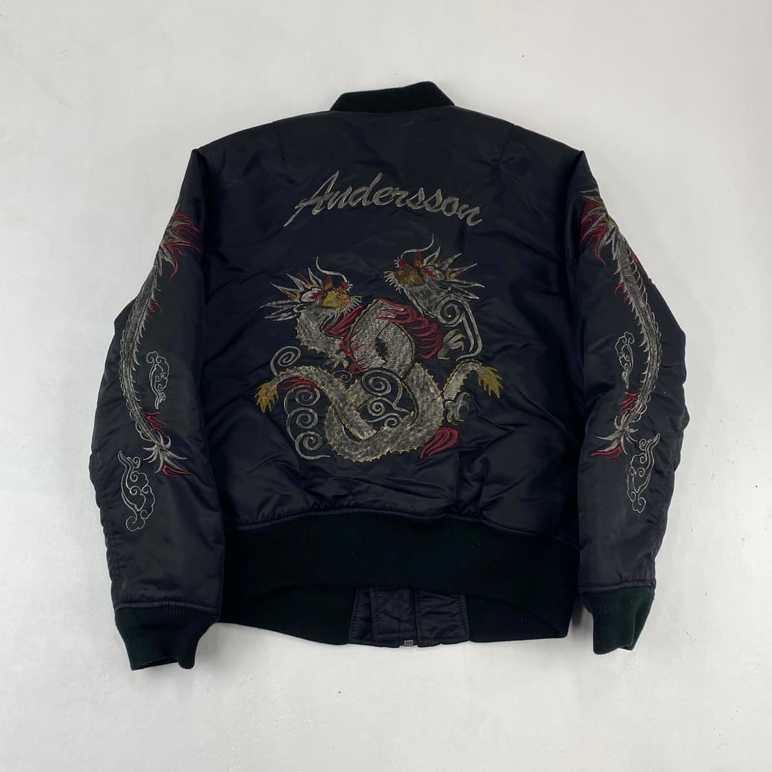 앤더슨벨 X 쇼트 풀 자수 Ma-1 항공 봄버 점퍼 (95) 상품이미지2