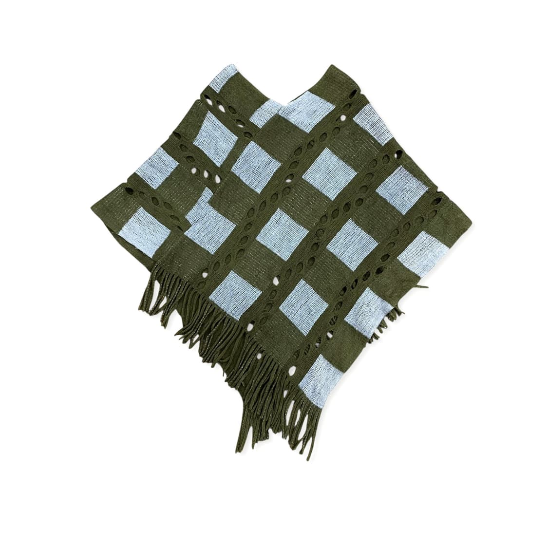 Vintage khaki wool cape top 상품이미지3