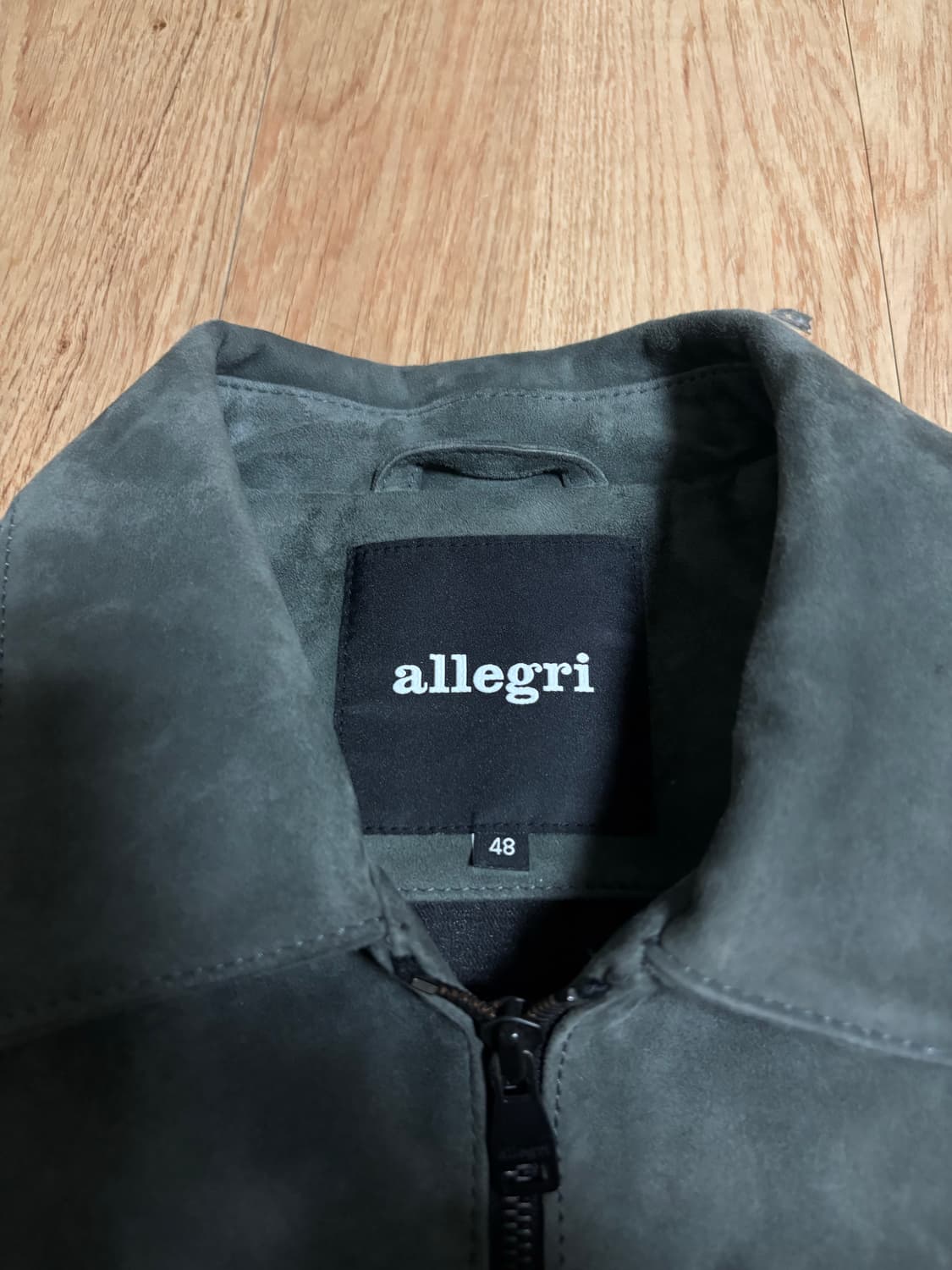 알레그리 스웨이드 천연가죽자켓 상품이미지2