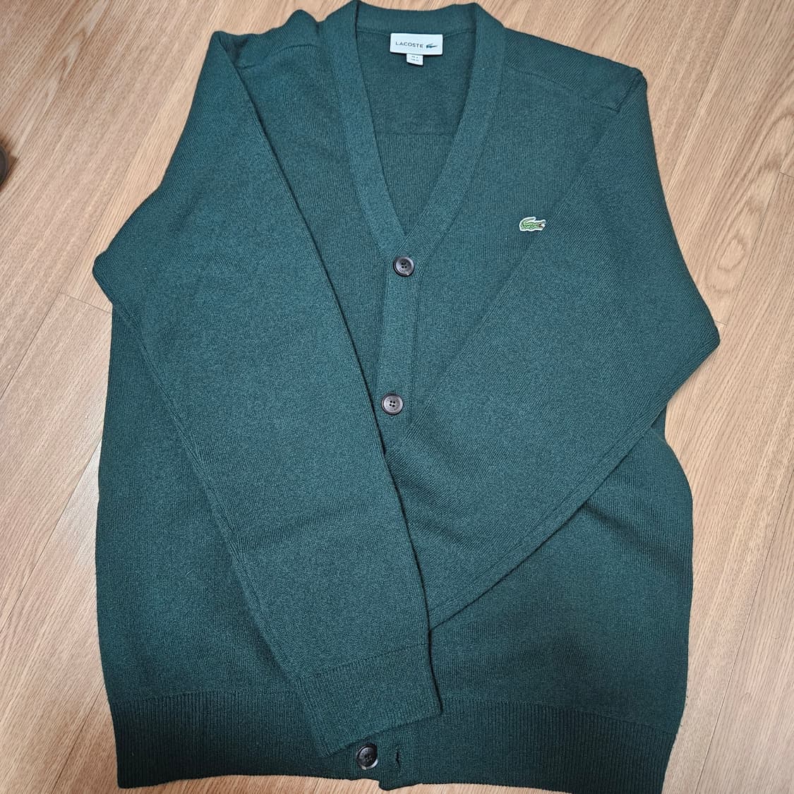 라코스테 방모가디건 그린 4사이즈 상품이미지1