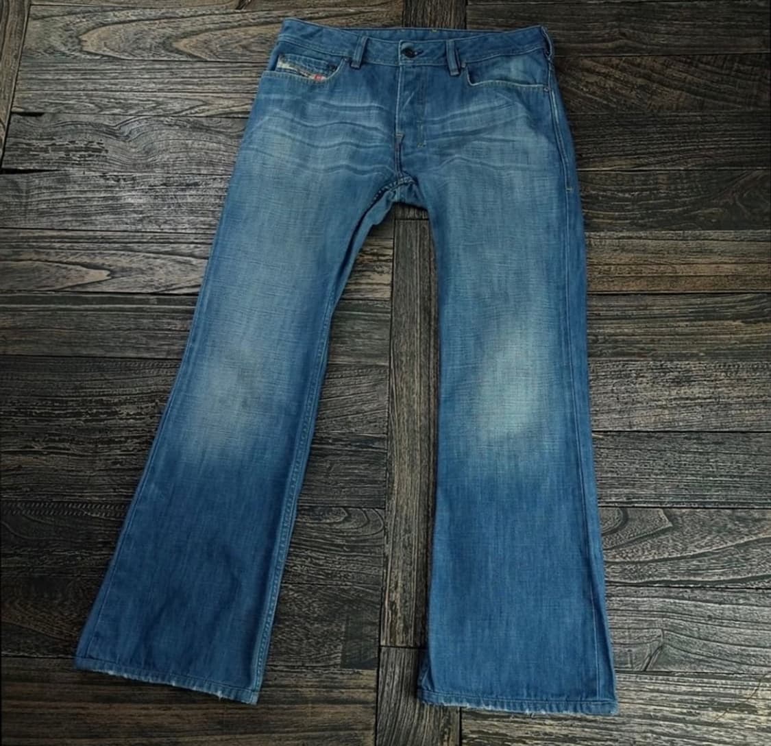 디젤 워시드 플레어 데님 30 판매 상품이미지1