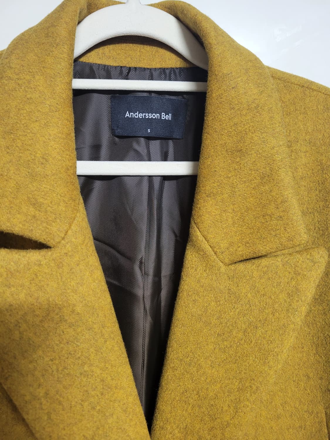 앤더슨벨 멜란지 알파카 맥시 코트 상품이미지4