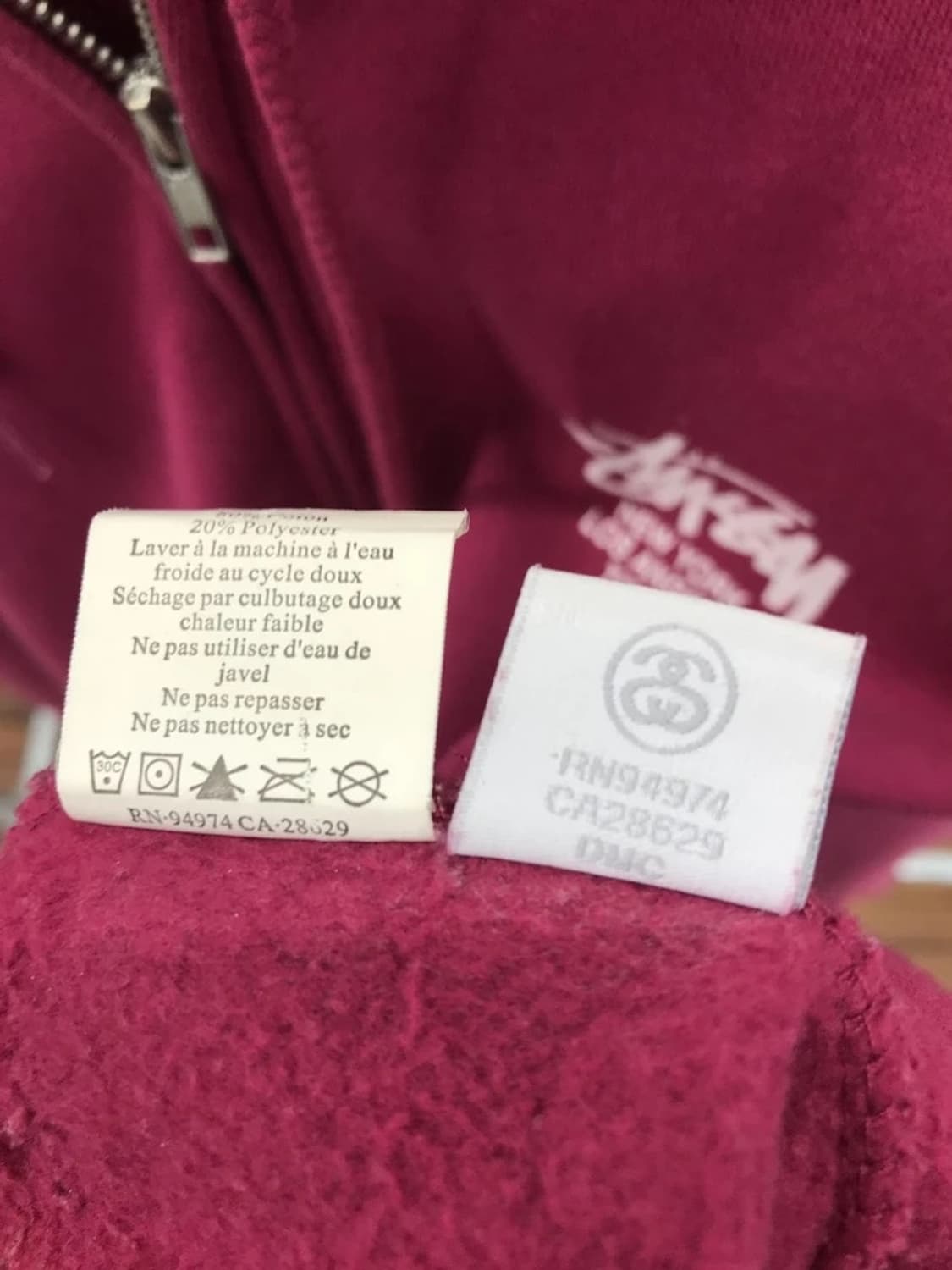 00's Stussy World Tour Zip Hoodie 상품이미지8