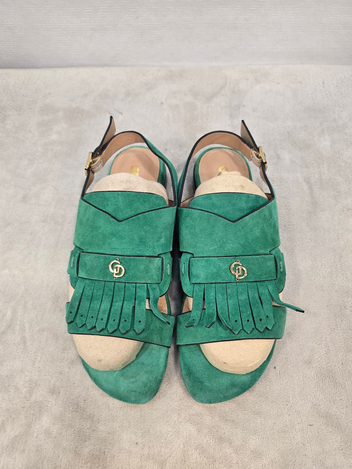 가이거 GEIGER 그린 스웨이드 프렌지 샌들 230 상품이미지3