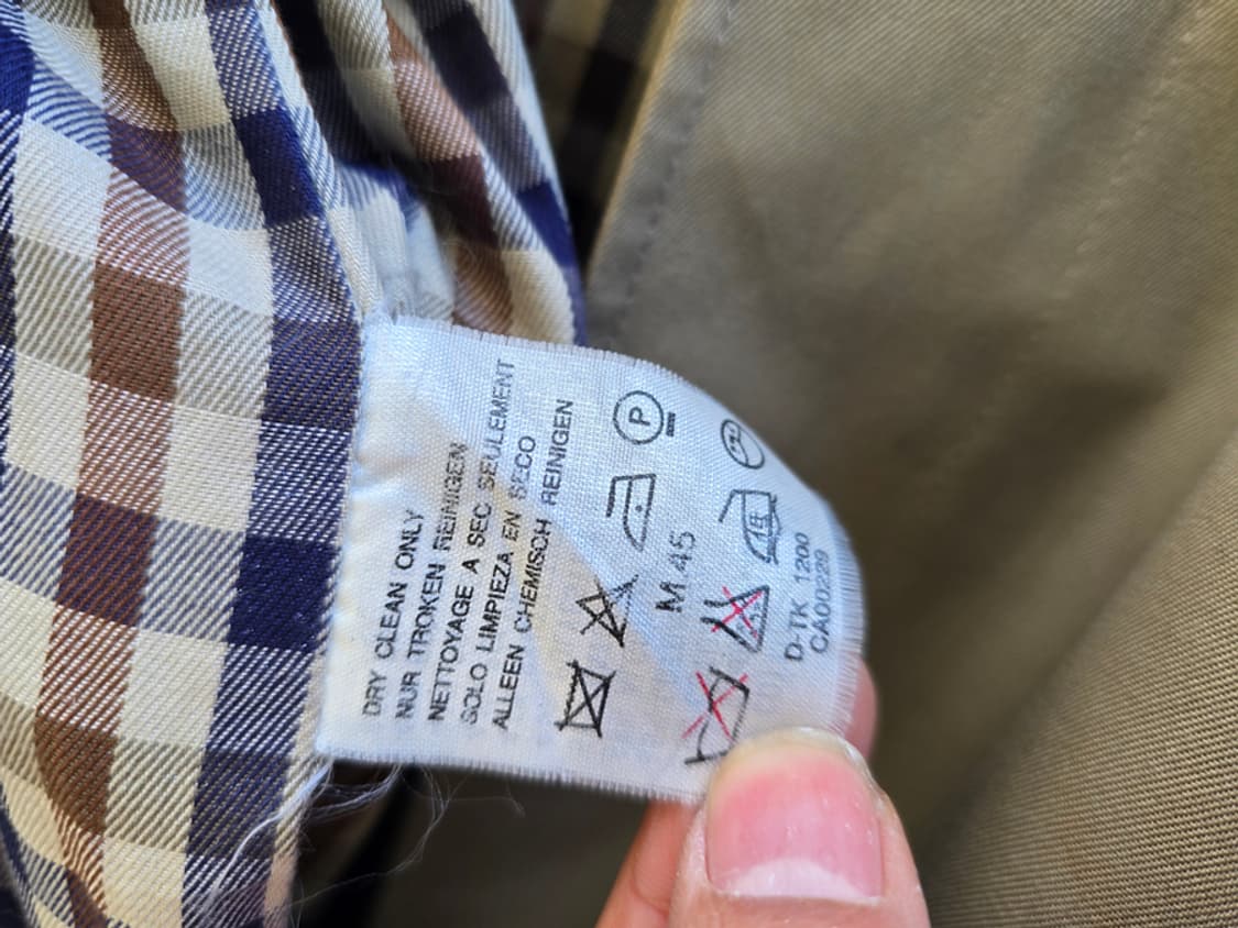 80s 아큐아스큐텀 싱글코트아쿠아 5 (made in england) 상품이미지10