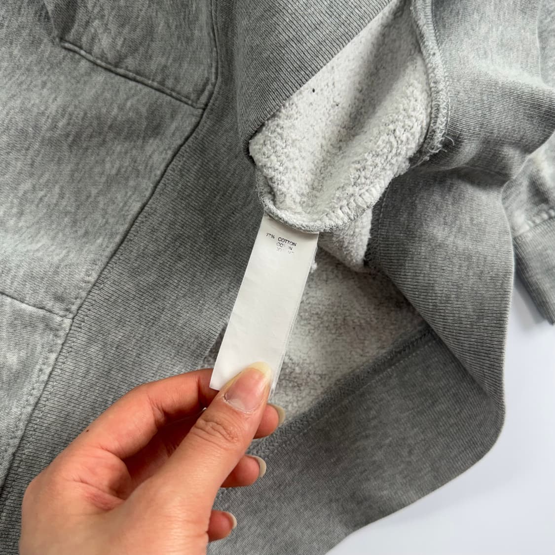 Gap 갭 네이비 로고 그레이 후드티 상품이미지6