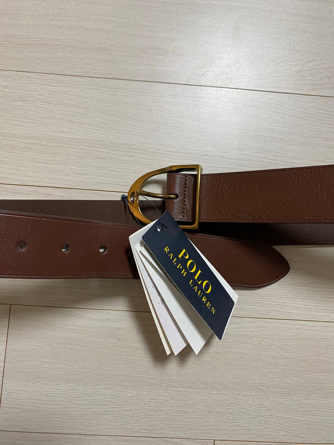 폴로 랄프로렌 가죽 벨트 새 제품 상품이미지3