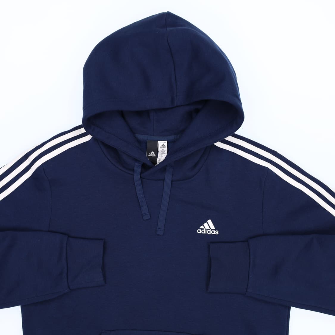 [105] 아디다스 남성 삼선 네이비 후드 티셔츠 N6956 상품이미지3