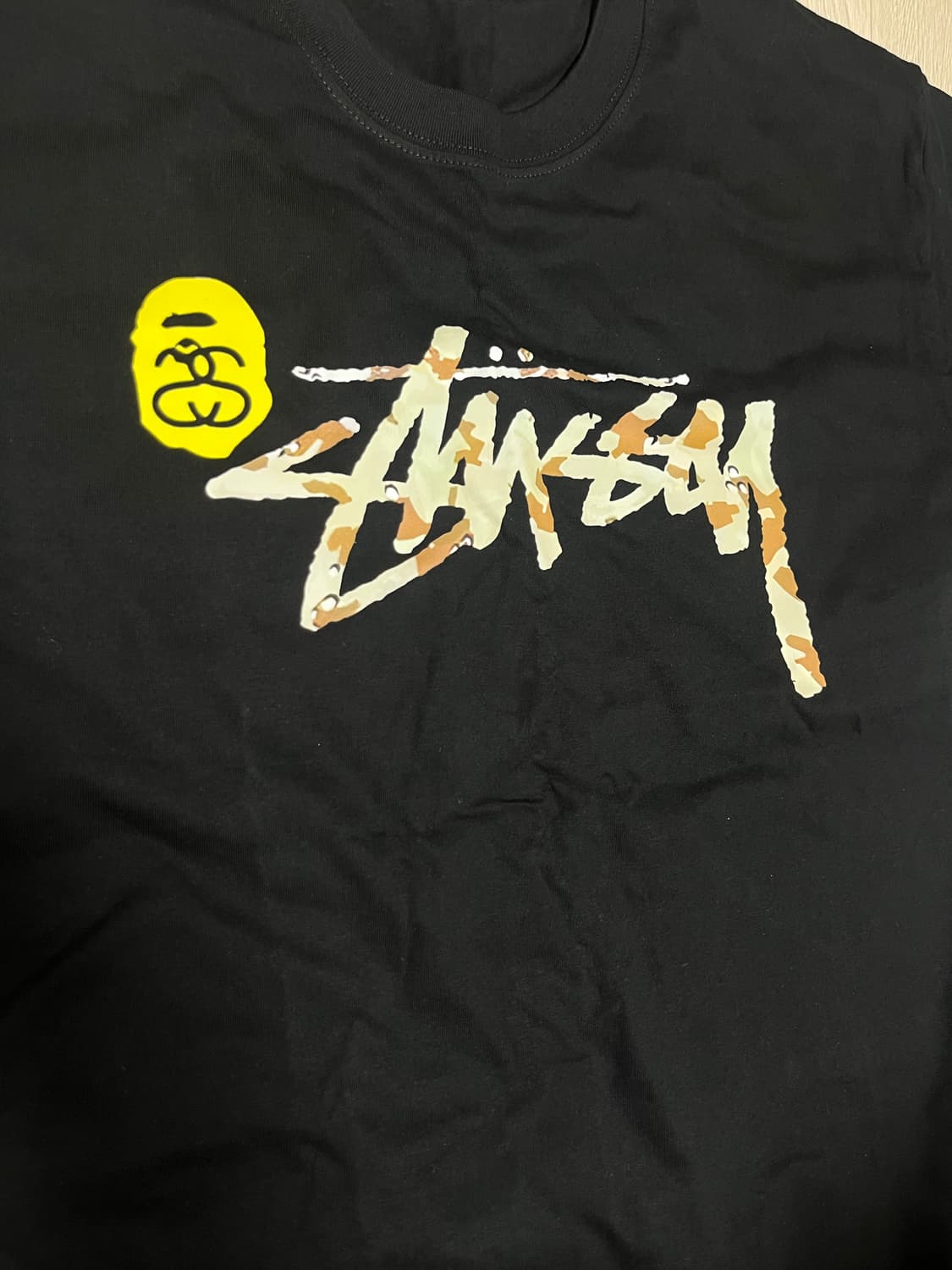 베이프X스투시 콜라보 반팔티 팝니다 상품이미지4