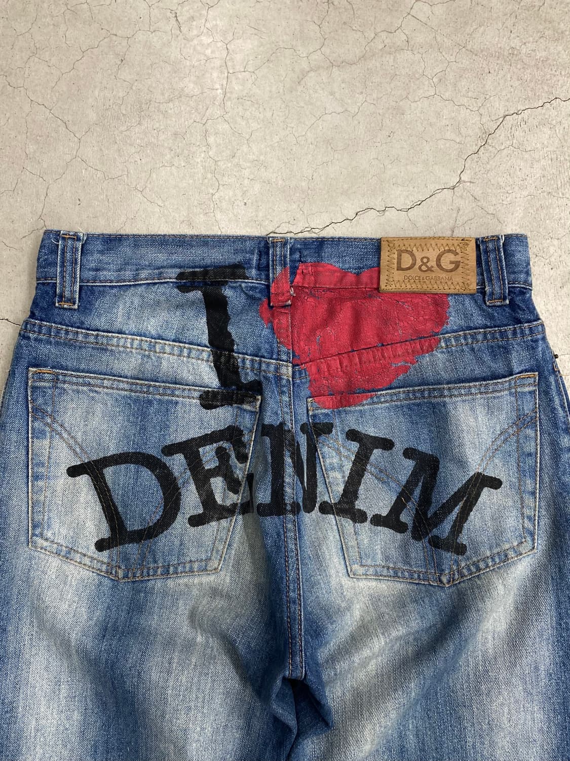 돌체앤가바나 아이 러브 데님 팬츠 상품이미지7