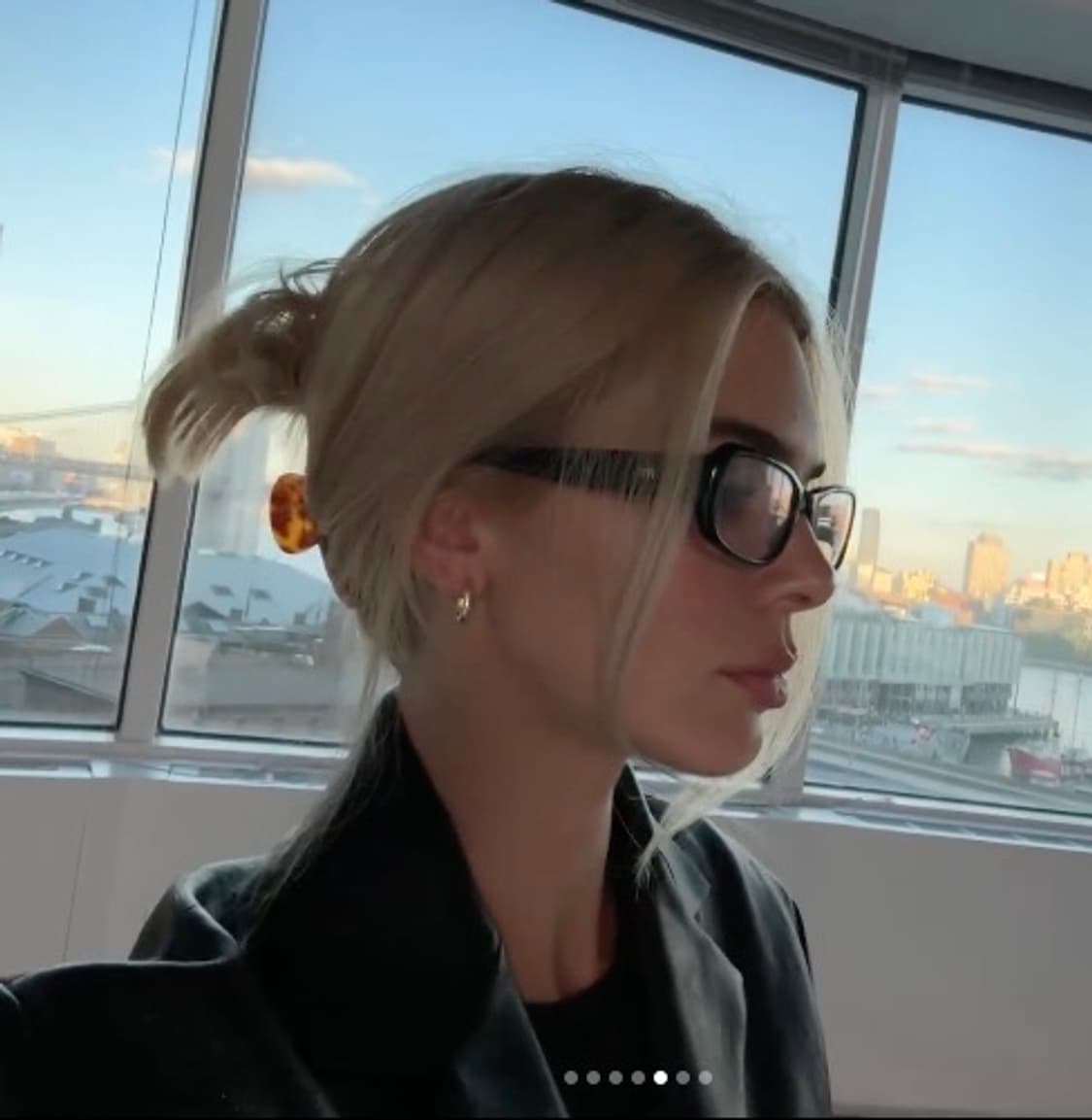 엘리사 존슨 AVERY 블랙/긱시크 안경 뿔테 상품이미지4