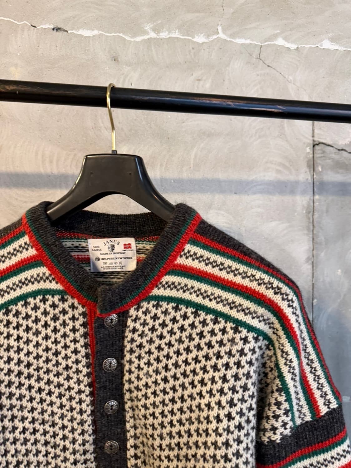 JANUS 노르딕 헨리넥 니트 105 상품이미지8