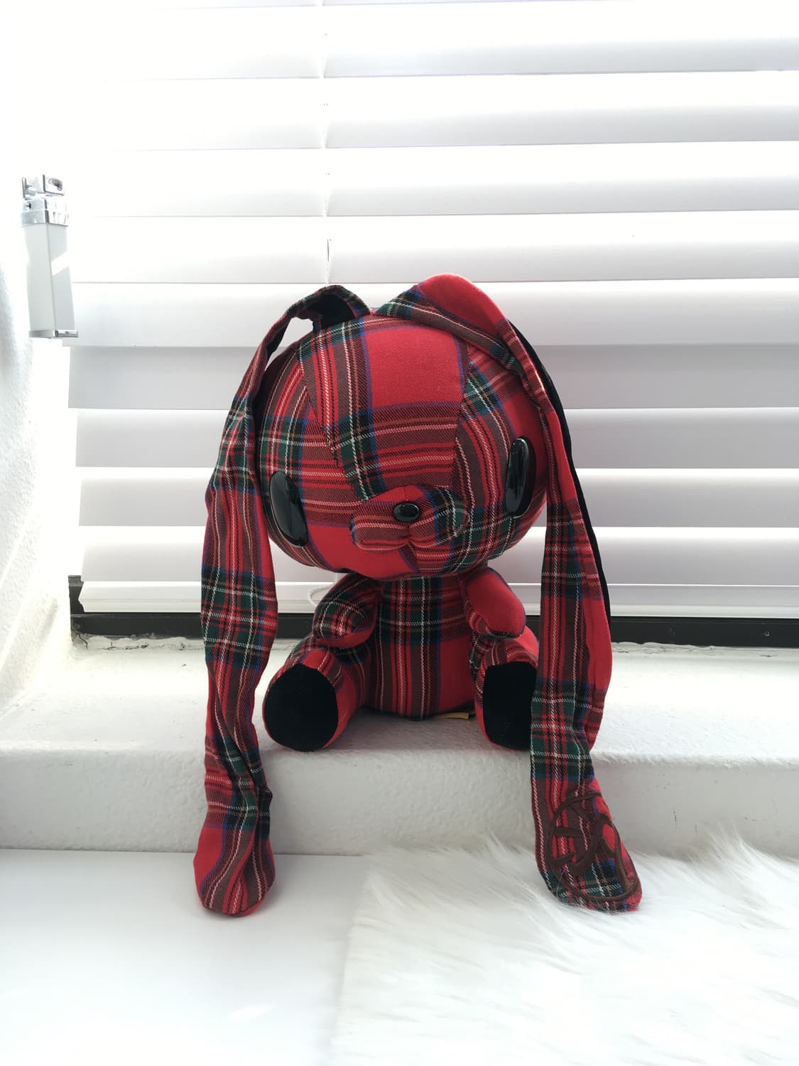 범용토끼 체크 인형 상품이미지1