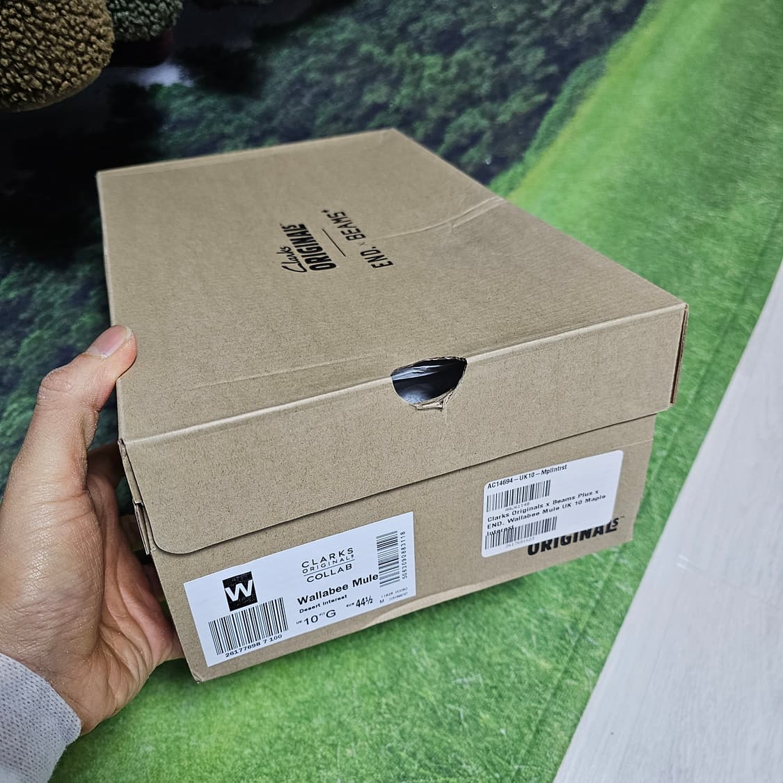 [285] 클락스 엔즈 빔즈 왈라비 뮬 UK10 상품이미지7