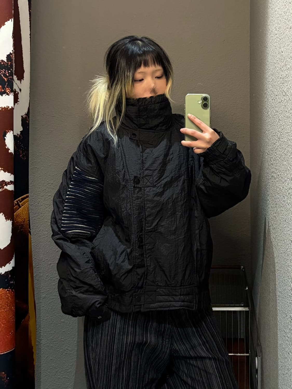 빈티지 디테일 봄버자켓 상품이미지1