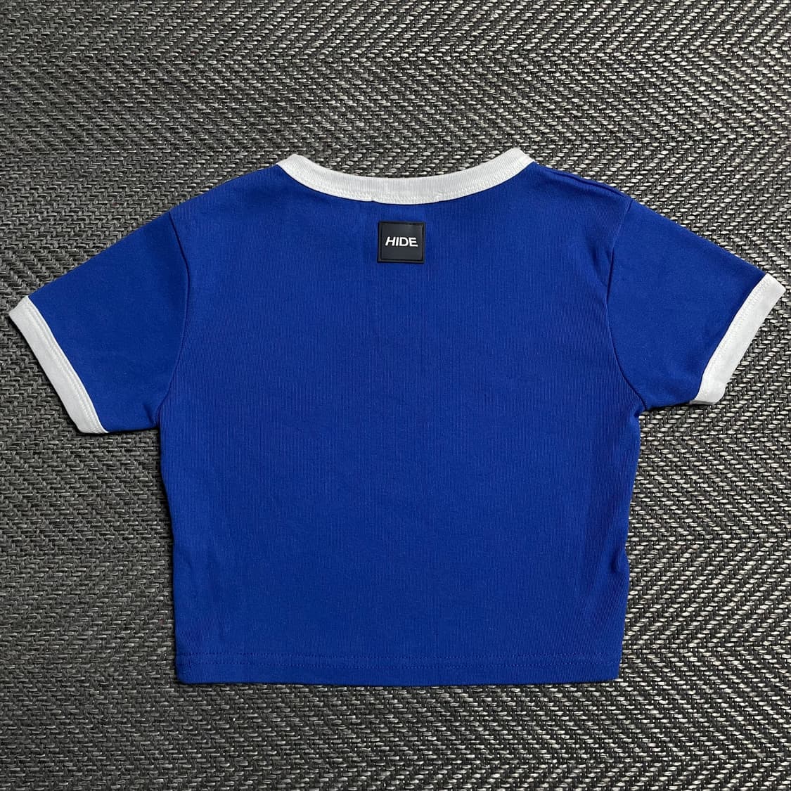 HIDE 우먼스 빅로고 크롭 반팔 티셔츠y 5399 상품이미지4