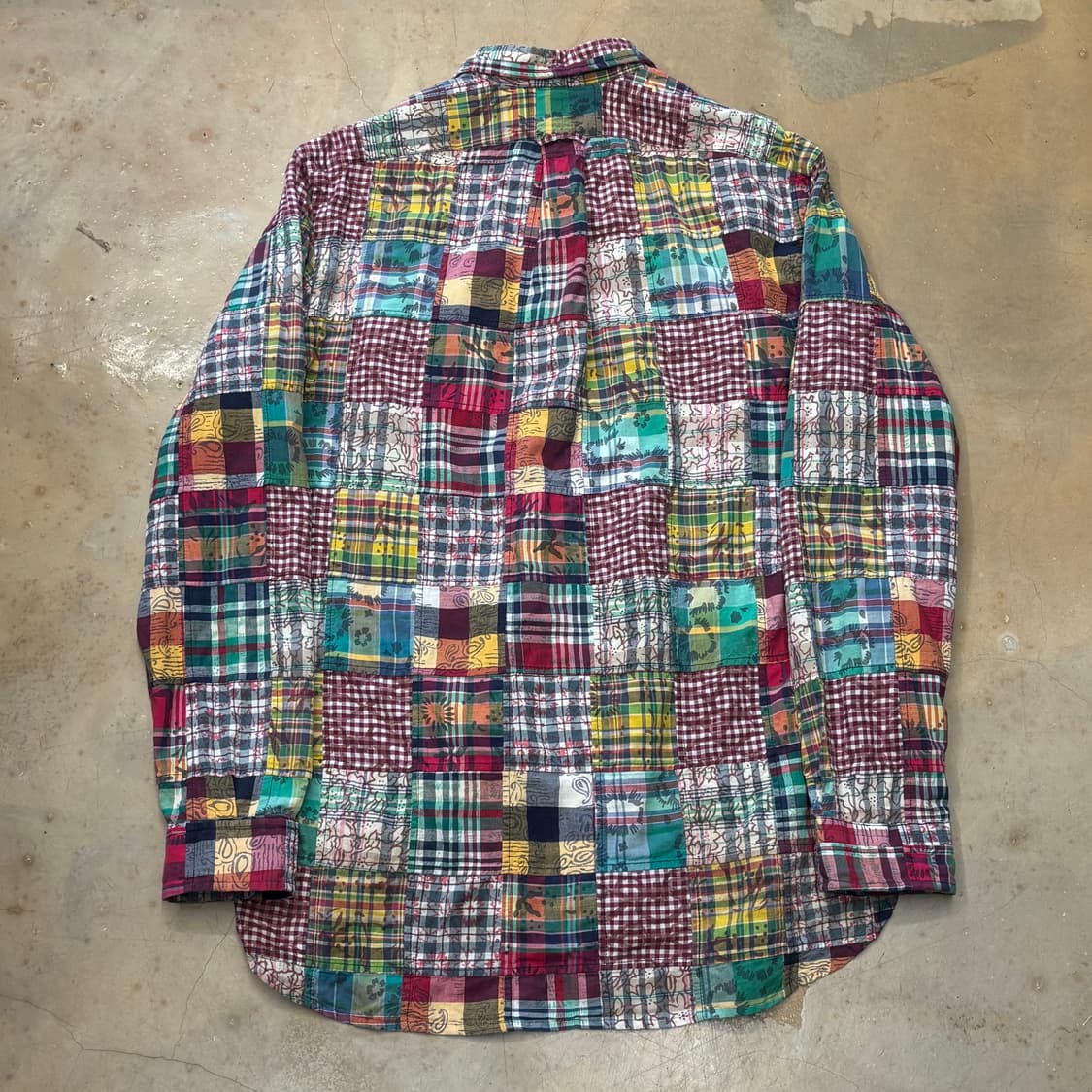 M 폴로랄프로렌 마드리스 패치워크 셔츠 상품이미지3