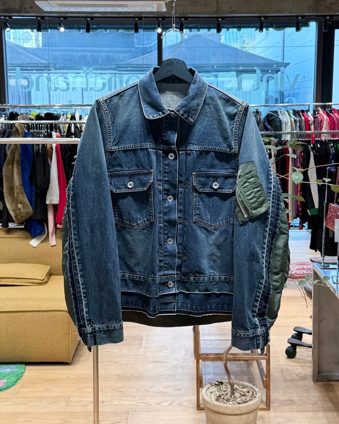 사카이 데님 나일론 트윌 자켓  상품이미지1