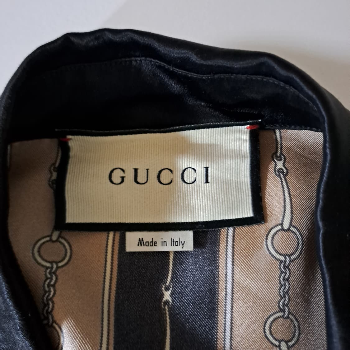 (택포) 구찌 실크 반팔셔츠 48 B485 상품이미지5