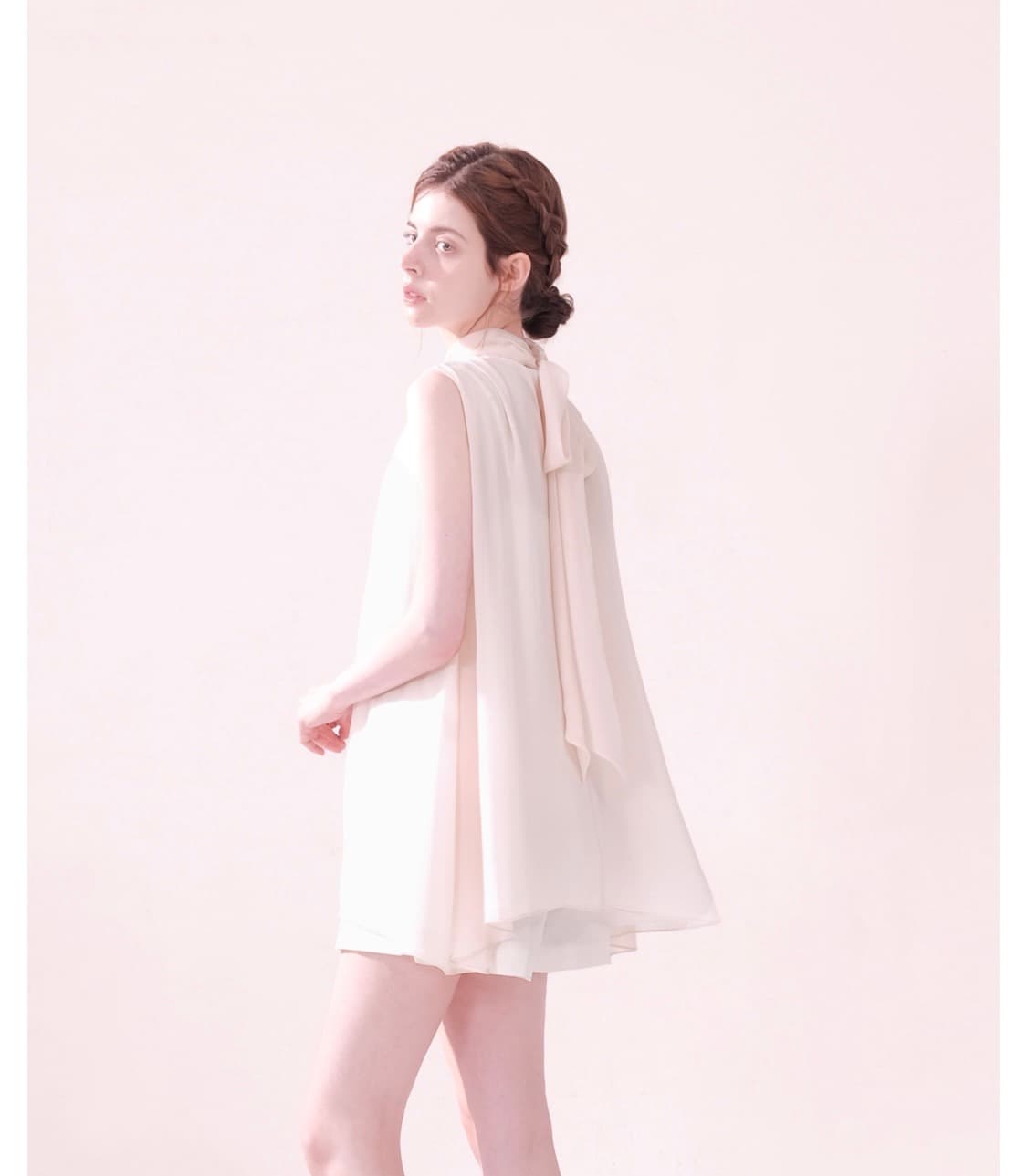 퍼제인 parjane 마르세유 블라우스 화이트 베이지 상품이미지1