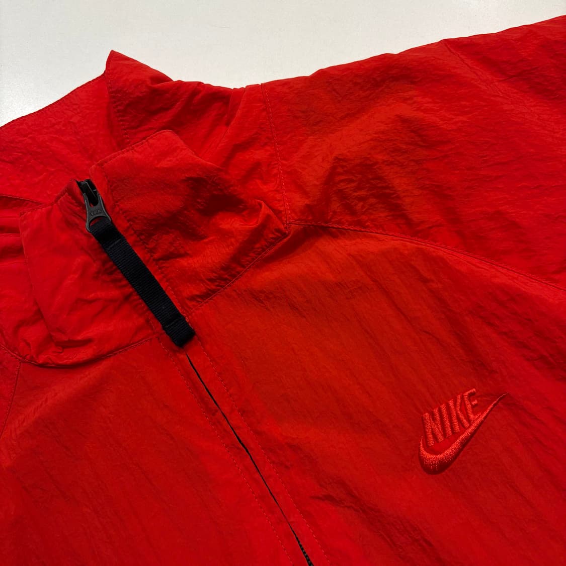 [L] 나이키 빅스우시 우븐 바람막이 레드/블랙 C973 상품이미지4