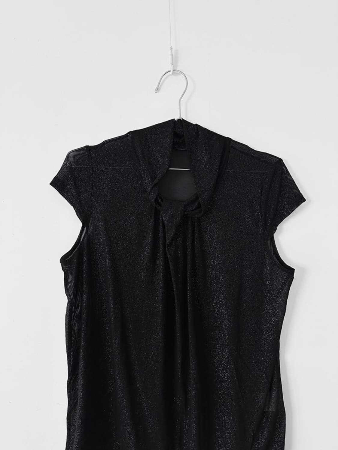 Sparkle short sleeve top / black 상품이미지2