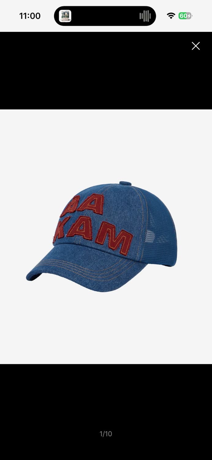 아캄 Denim Trucker Cap 상품이미지1