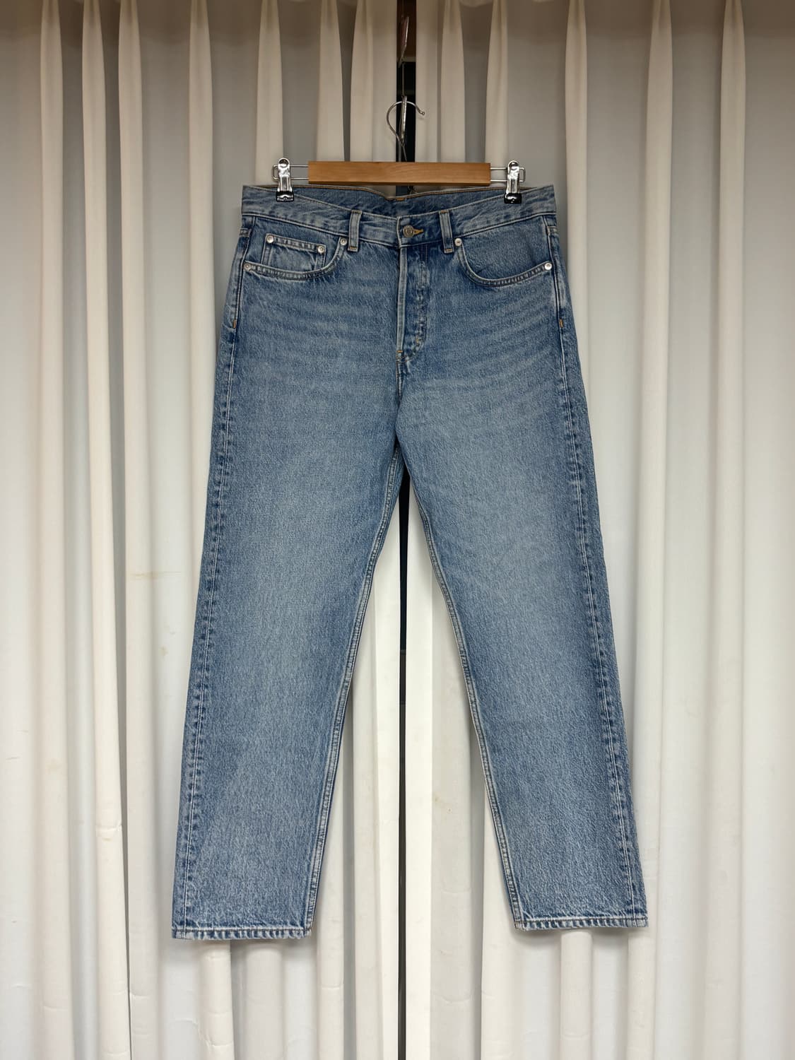 택포/S급) ARKET 라이트 블루 데님 팬츠 진 상품이미지1