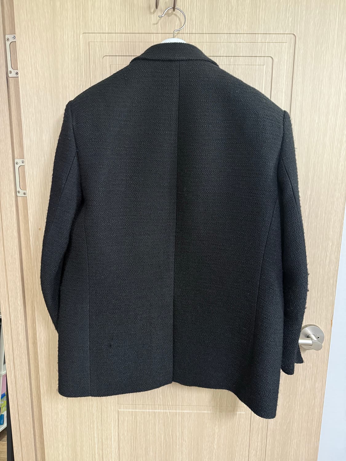 렉토 싱글 브레스티드 오버사이즈 울 자켓 블레이저 상품이미지5