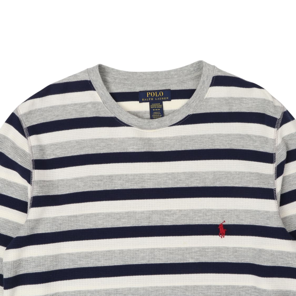 폴로 랄프로렌 스트라이프 와플 롱슬리브 상품이미지2