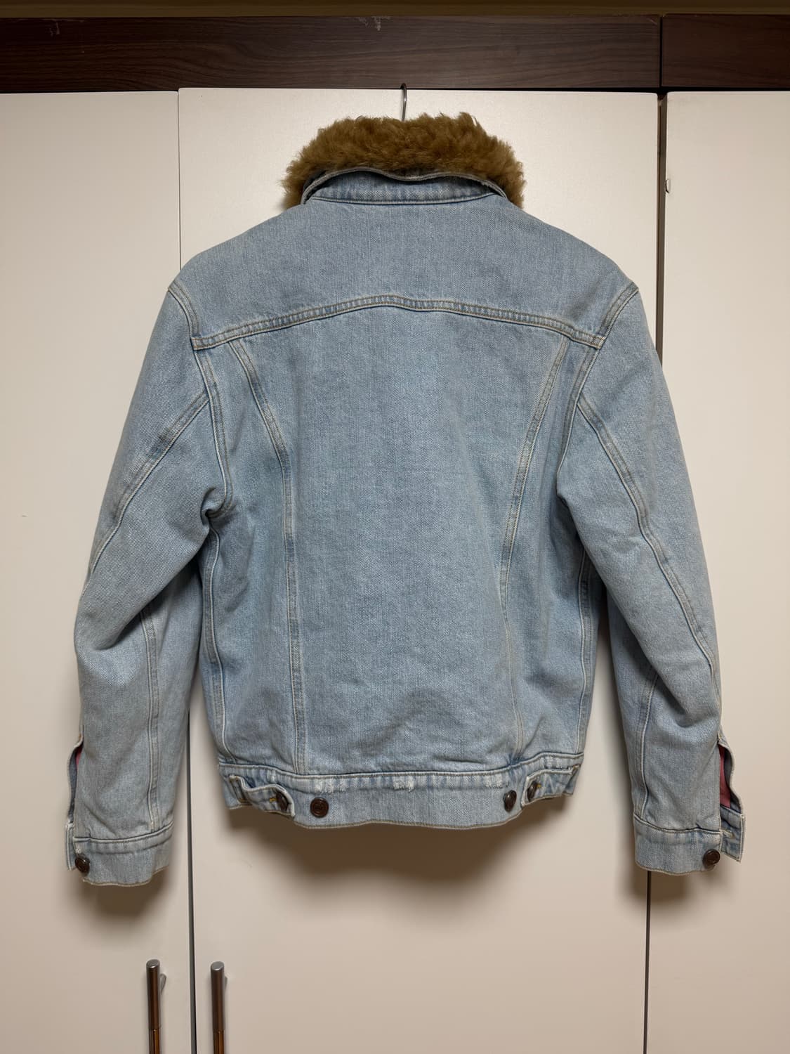 ERL 퍼 카라 데님자켓 (S) 상품이미지3