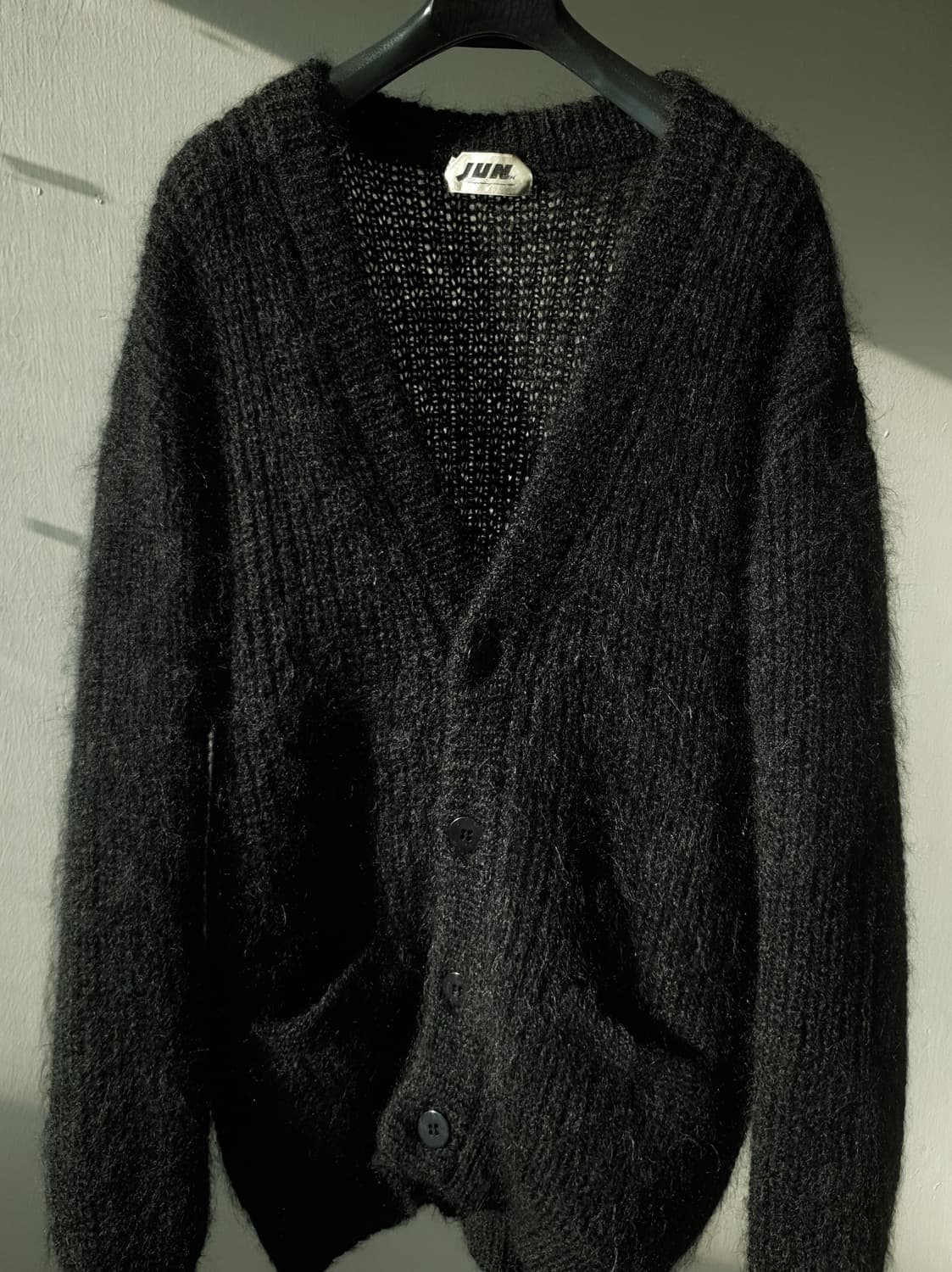 80s 90s JUN MEN mohair cardigan 상품이미지3