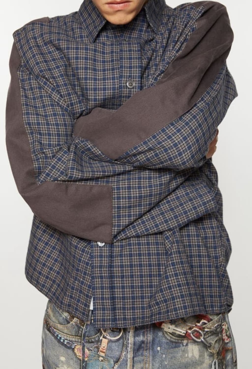 아크네 스튜디오 체크 버튼업 셔츠 상품이미지1