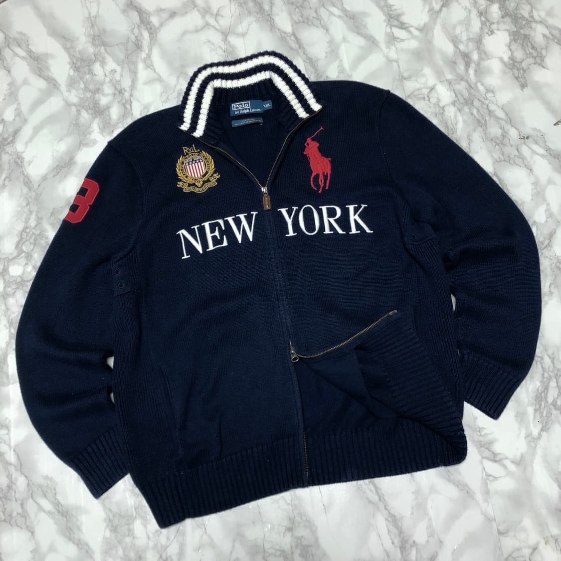 폴로 랄프로렌 빅포니 자켓 뉴욕 희귀 상태굿 상품이미지1
