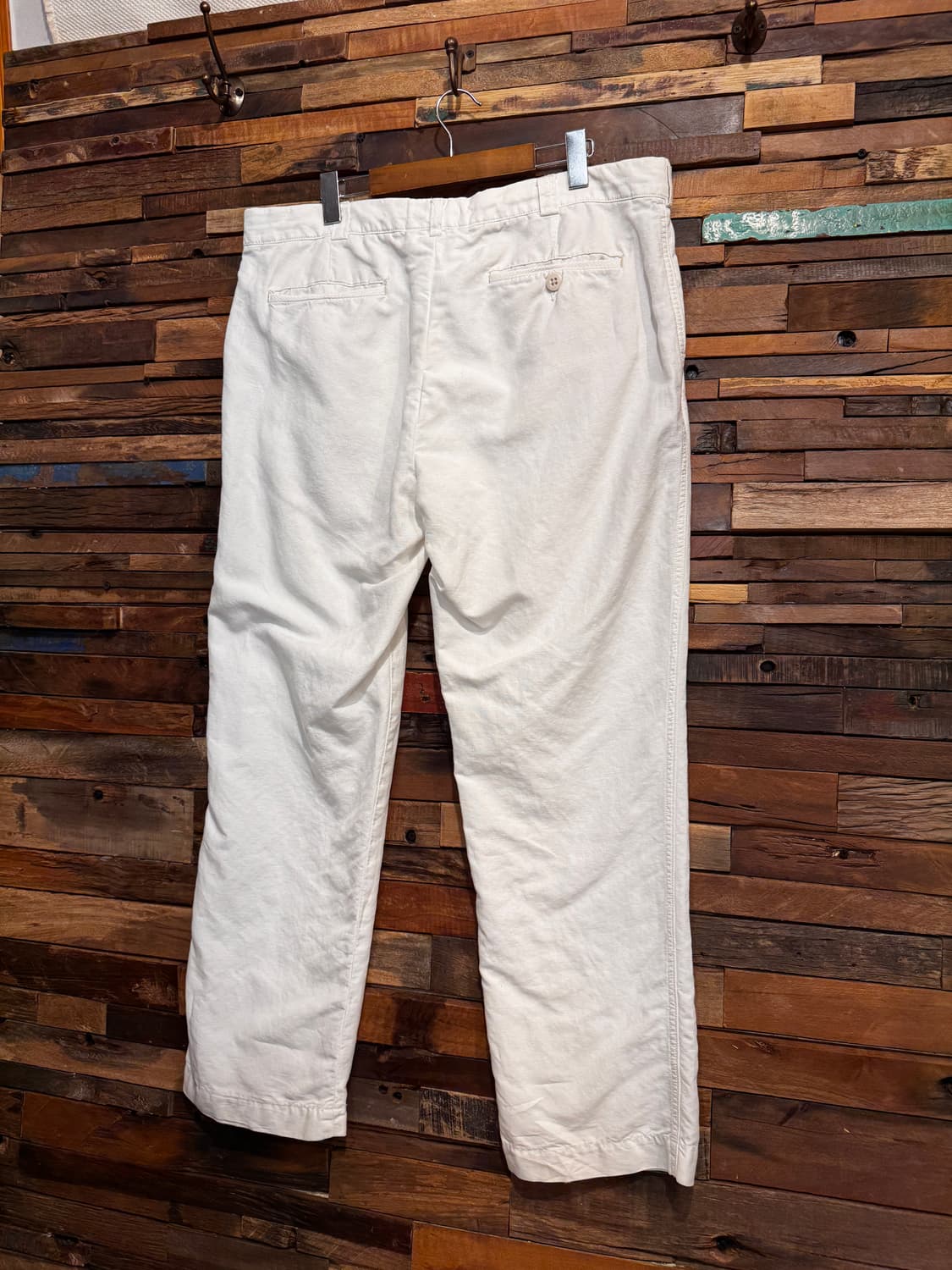 Polo Linen Chino Pants, Talon Zip (~37) 상품이미지2