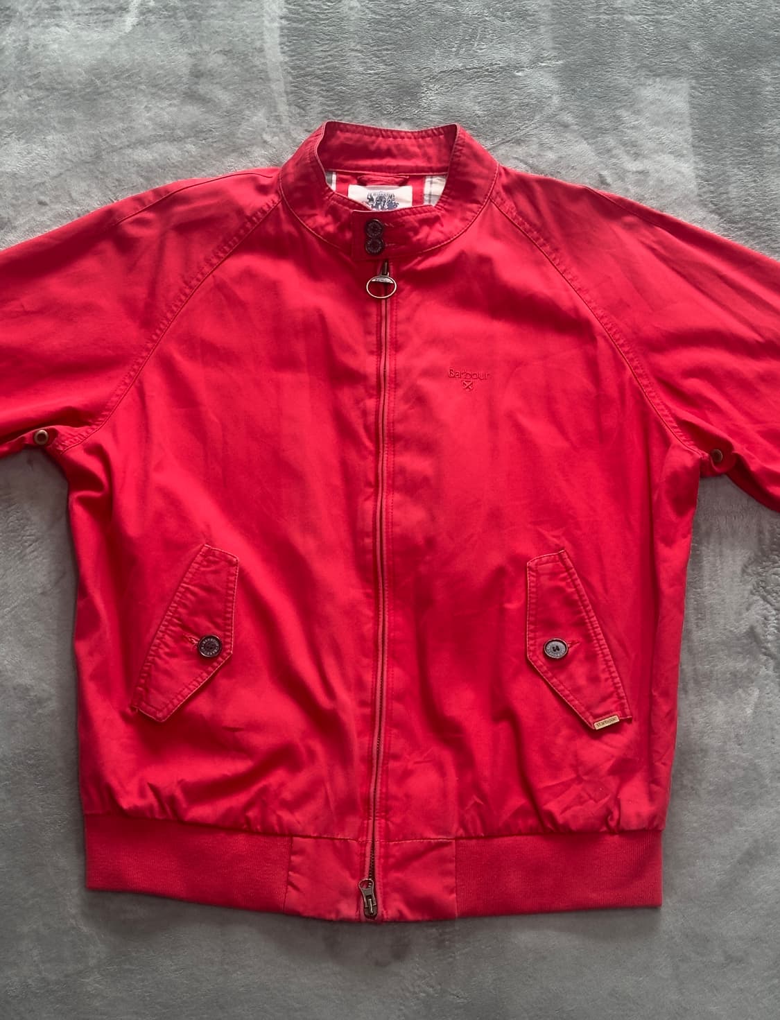 Barbour Peyton Washed Twill Harrington 상품이미지2