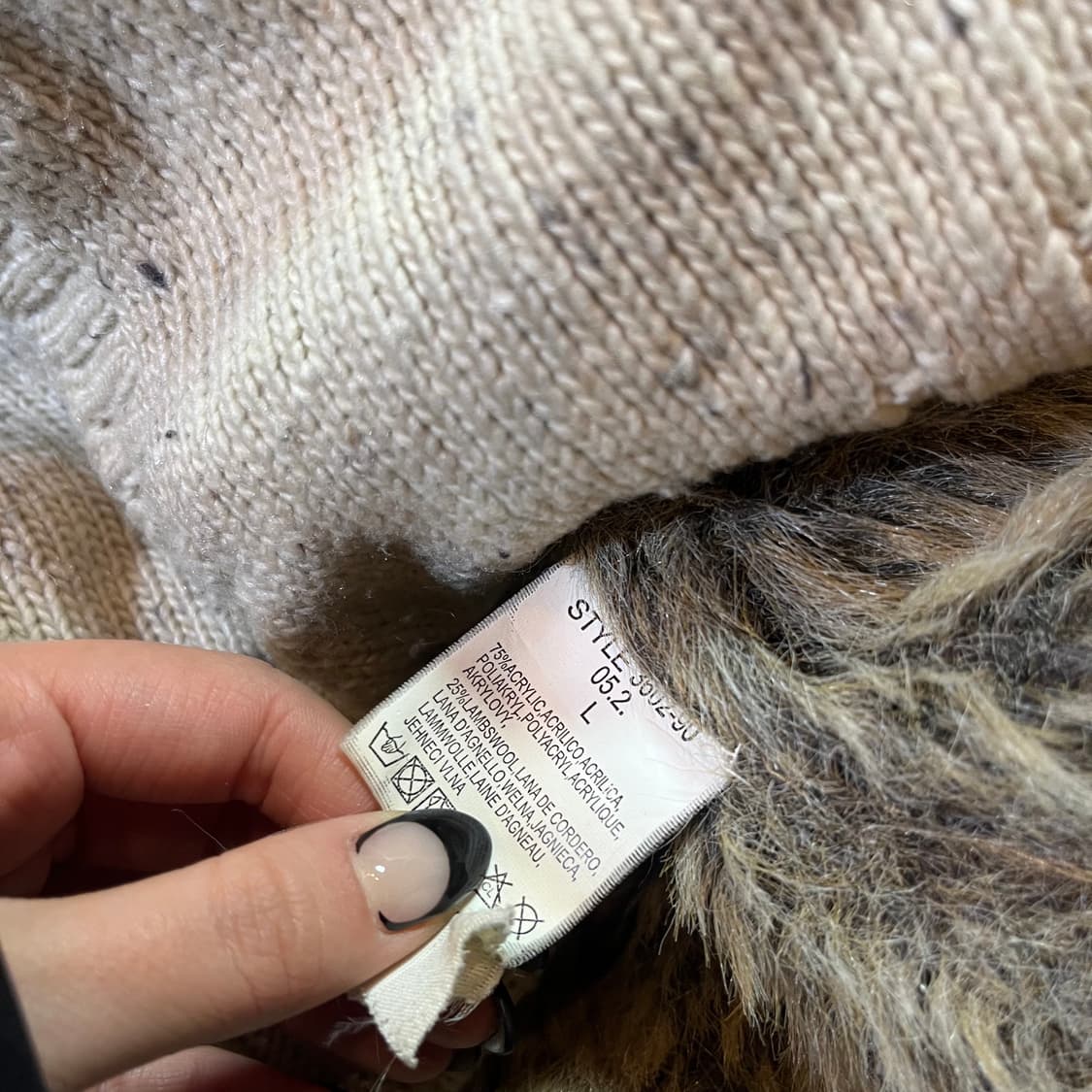 Vintage 빈티지 올드스쿨 울프조 니트 자켓 상품이미지6