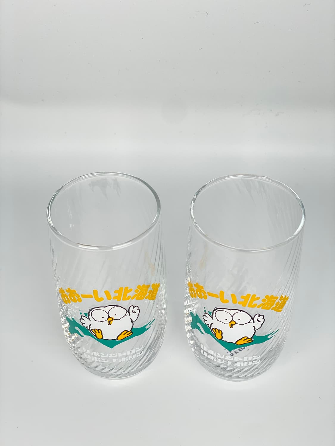 홋카이도  리본 시트론 리본 나폴린 캐릭터 프린팅 글라스 유리잔 1p 상품이미지2