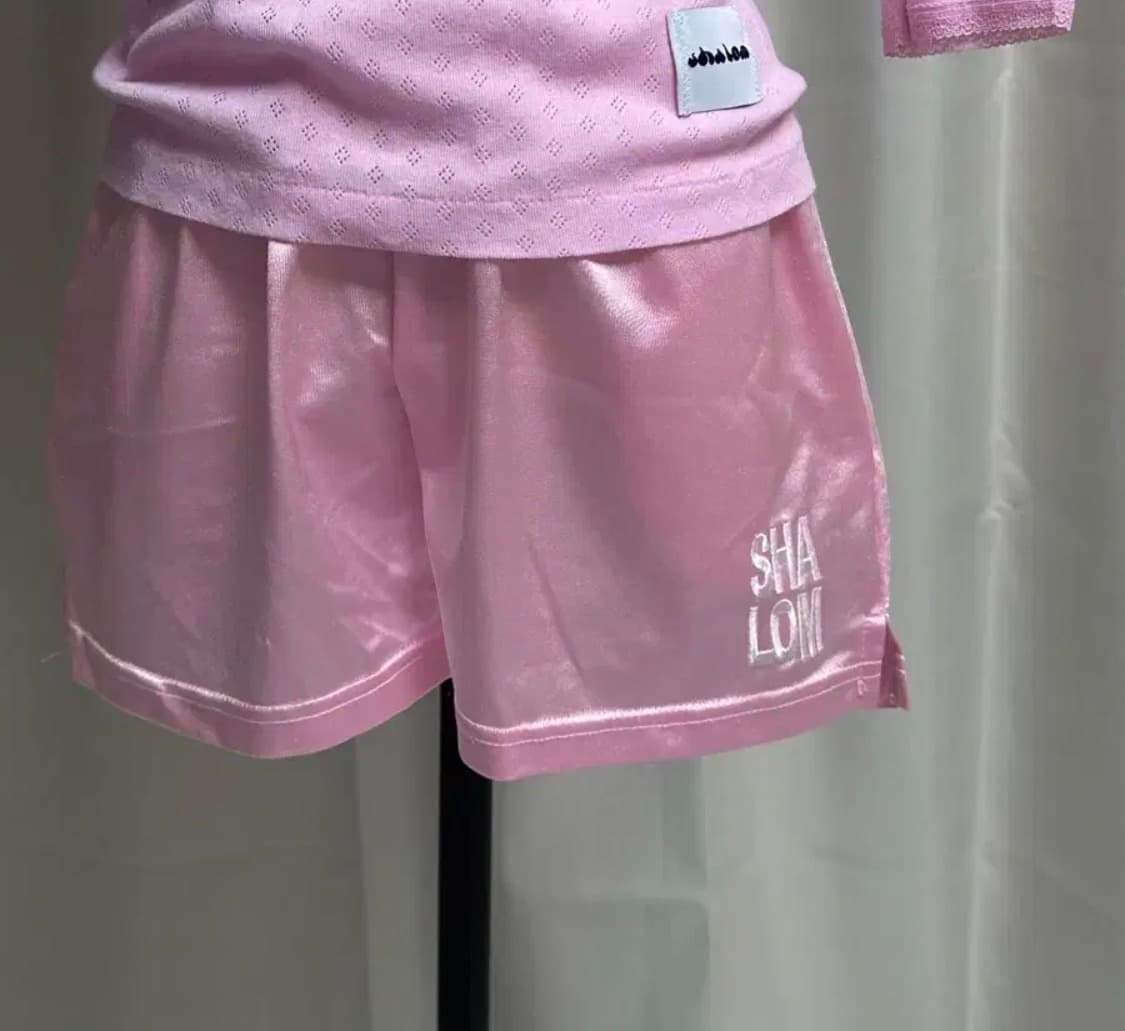 샬롬클럽 2주년 새틴 쇼츠 (pink) 상품이미지2